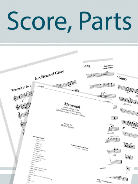 Finlandia - Brass and Percussion Score and Parts