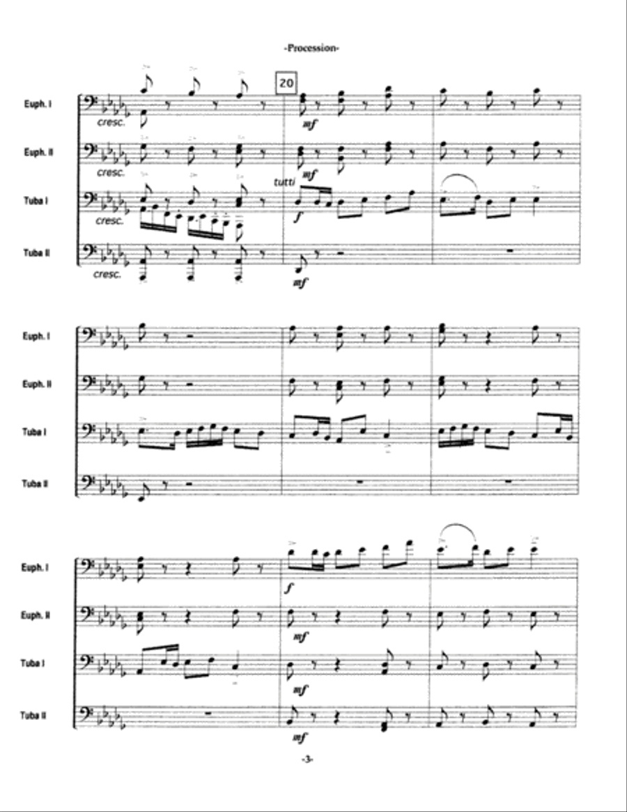 Procession of the Nobles EETT scores gallery preview page 6