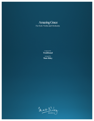 Book cover for Amazing Grace - Violin & Orchestra