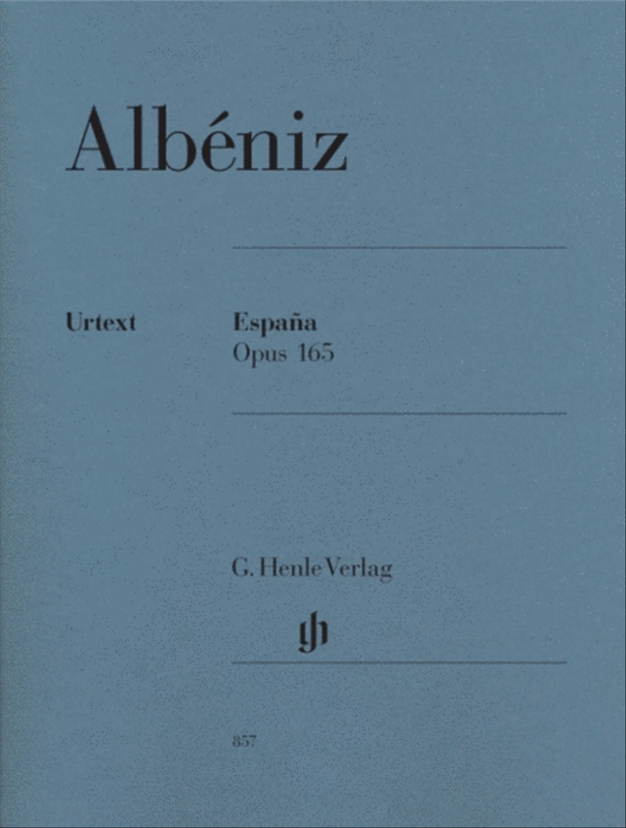 Albeniz - Espana Op 165 Urtext