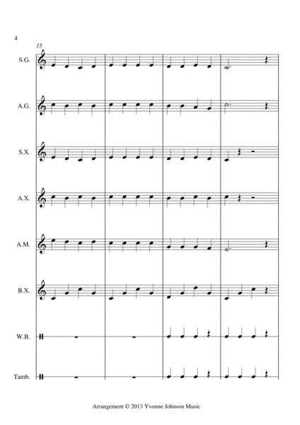 Mary And Yankee - For Orff Ensemble image number null