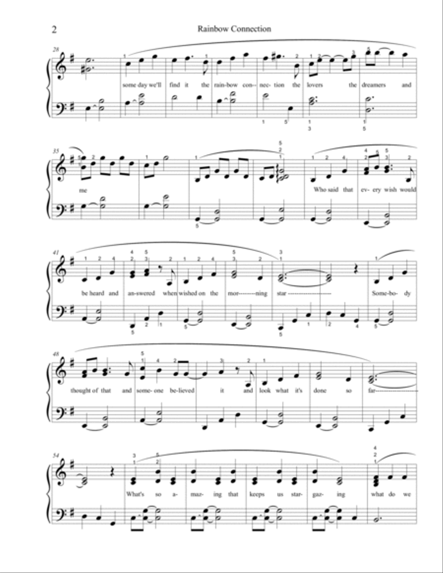 The Rainbow Connection Piano Method scores gallery preview page 2