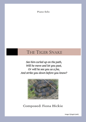 Book cover for The Tiger Snake