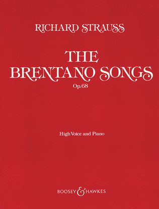 Book cover for The Brentano Songs, Op. 68