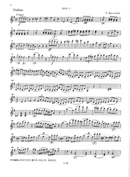 3 Duos for flute and violin