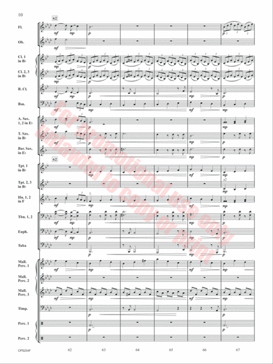 As We Search Concert Band scores gallery preview page 10