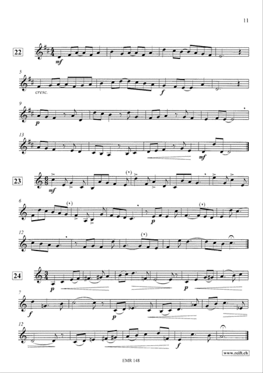 Technical & Melodic Studies Vol. 2 Trumpet scores gallery preview page 11