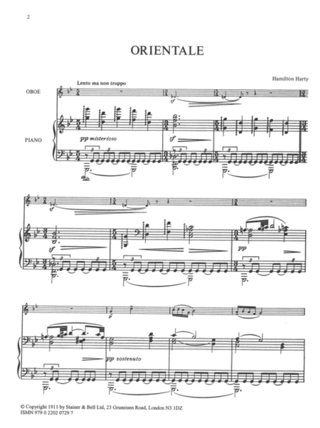 Three Minatures for Oboe and Piano