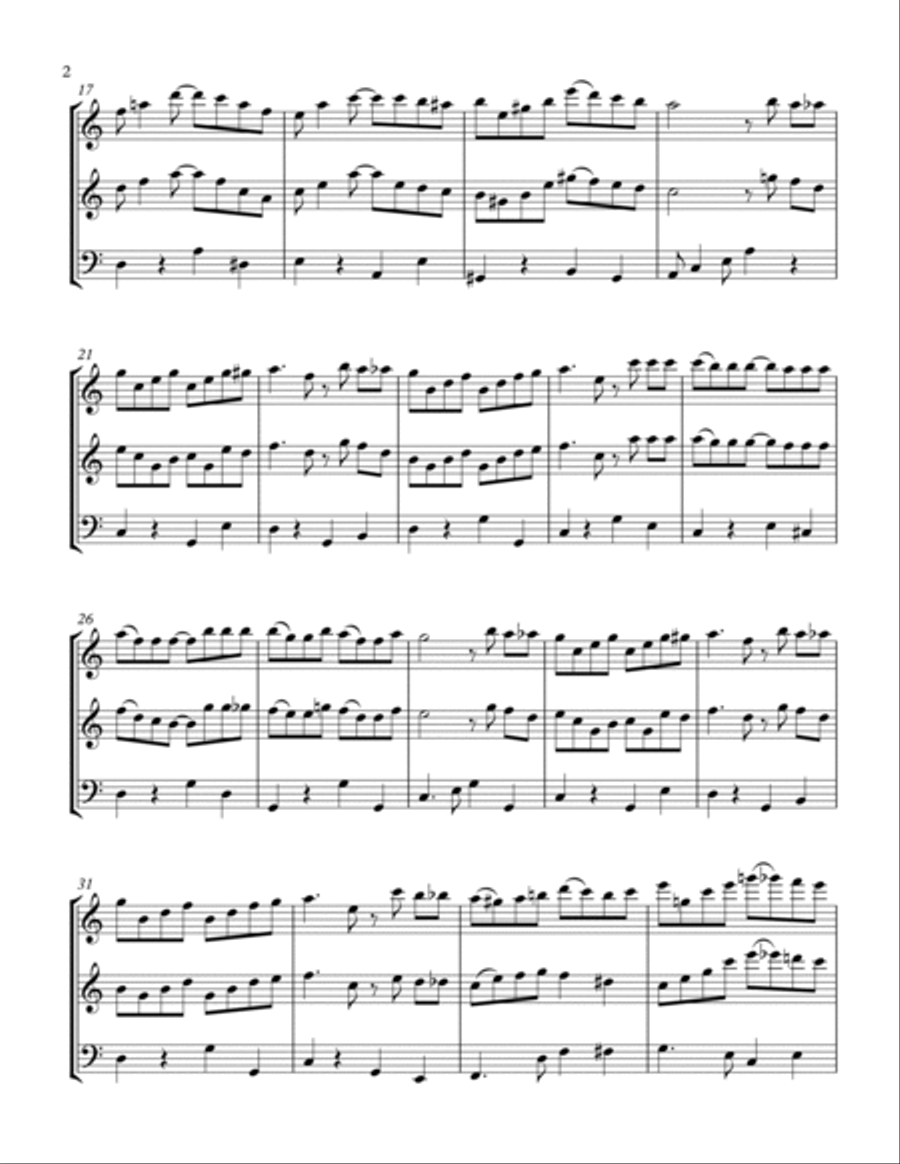 Tico Tico (tico Tico No Fuba) Woodwind Trio scores gallery preview page 2