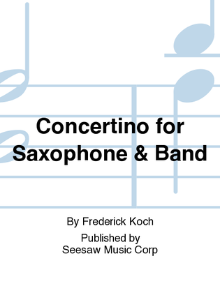 Concertino for Saxophone & Band