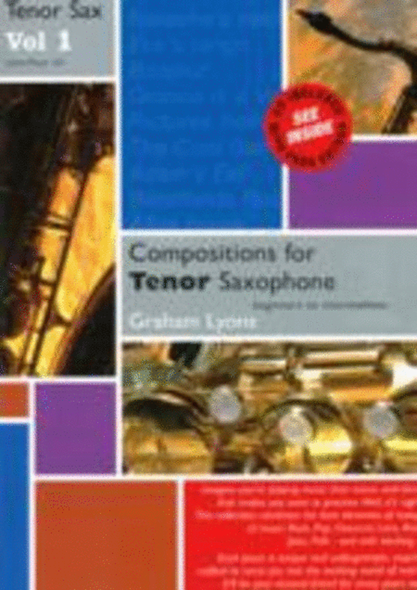 Lyons - Compositions For Tenor Sax Book 1 Book/CD