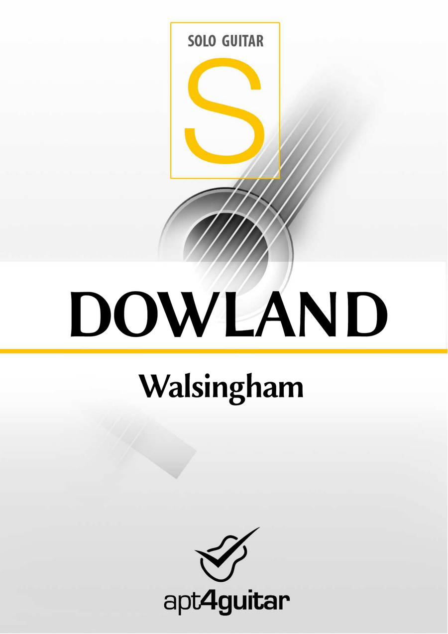 Walsingham Walsingham Classical Guitar scores gallery preview page 1