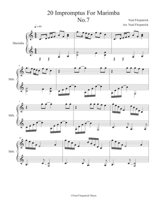Impromptu No.7 For Marimba