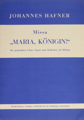 Book cover for Missa Maria, Konigin!