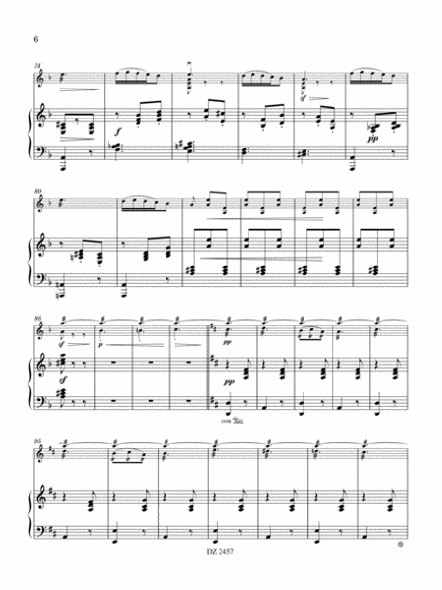 6 Pièces de salon 6 Pièces de salon Piano Accompaniment scores gallery preview page 6