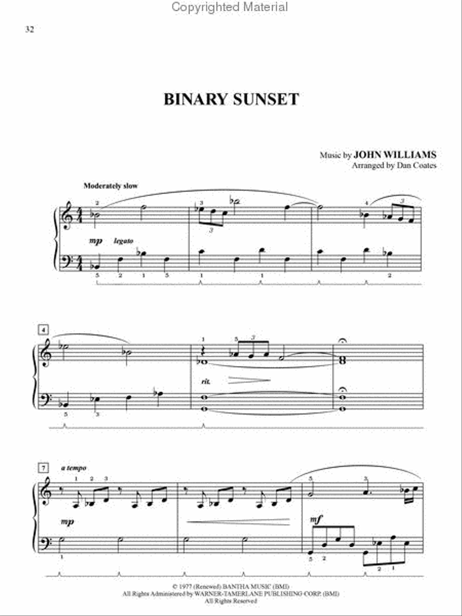 Star Wars® – A Musical Journey (Music from Episodes I - VI) Easy Piano scores gallery preview page 3