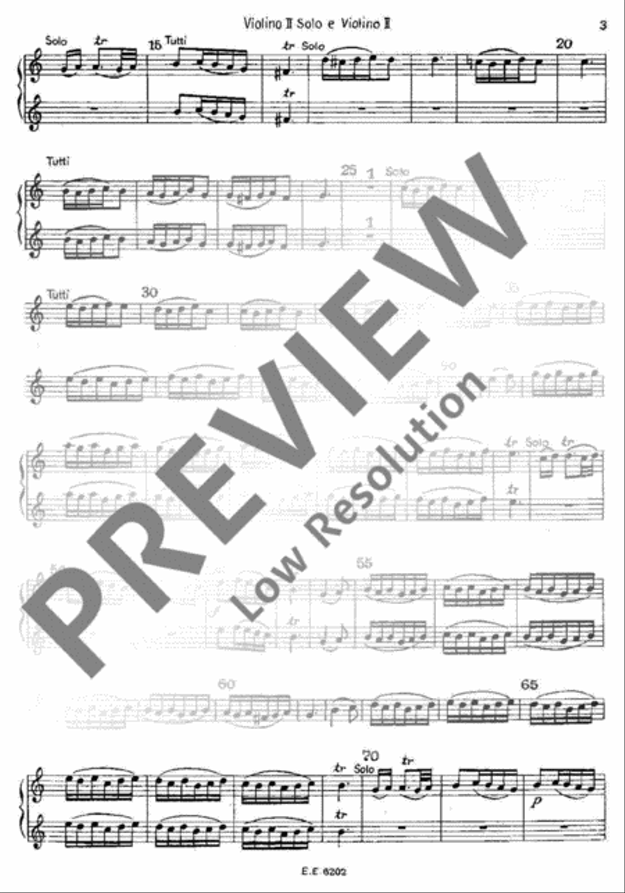 Concerto grosso C Major Concerto grosso C Major Violin Solo scores gallery preview page 4