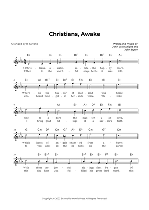 Christians, Awake (Key of E-Flat Major)
