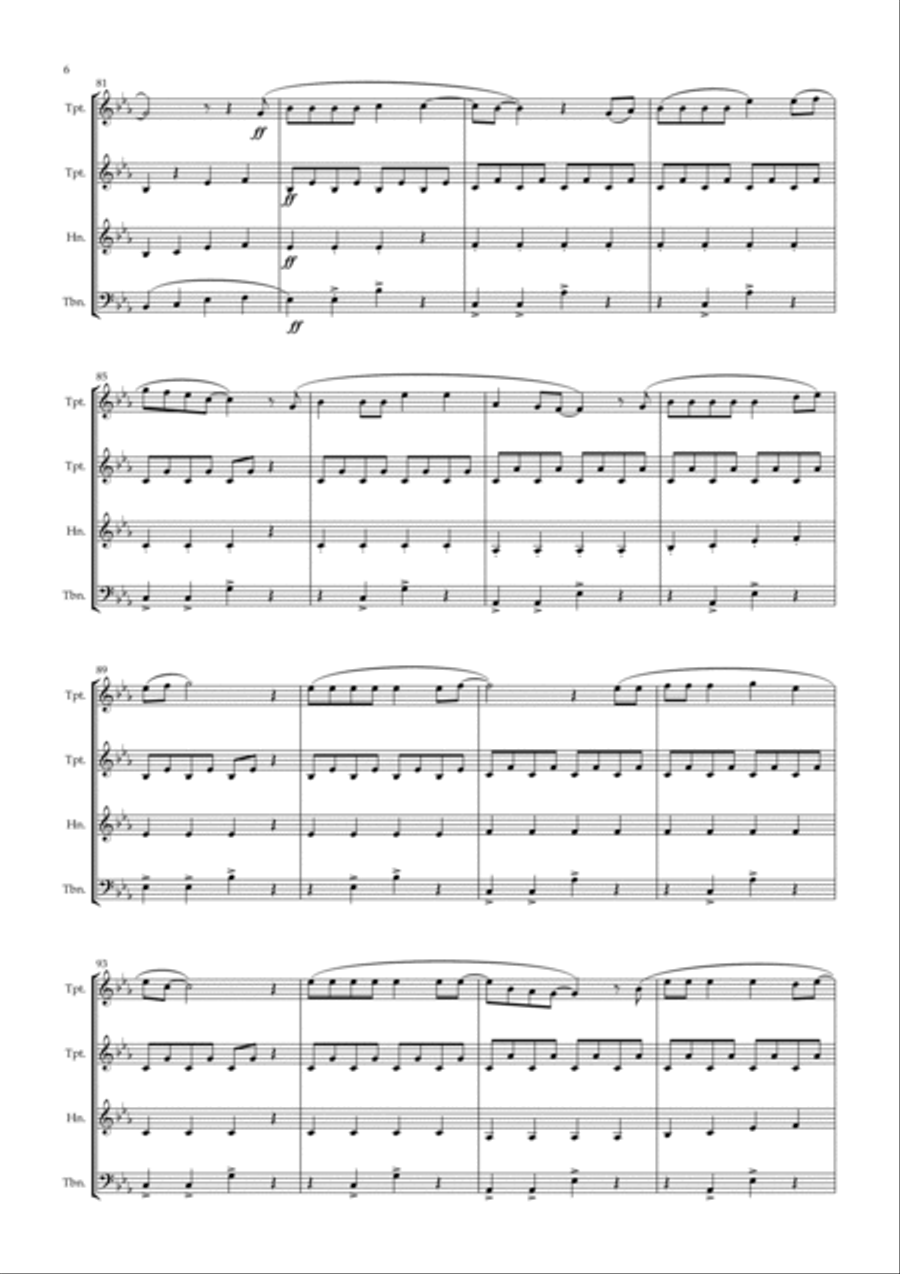 Halo Halo Brass Ensemble scores gallery preview page 6