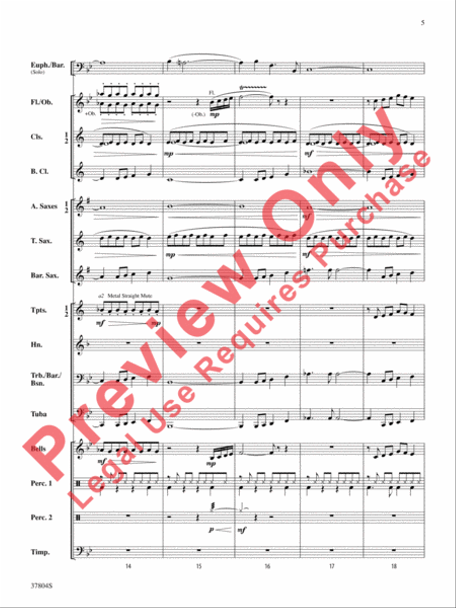 UFO UFO Concert Band scores gallery preview page 6