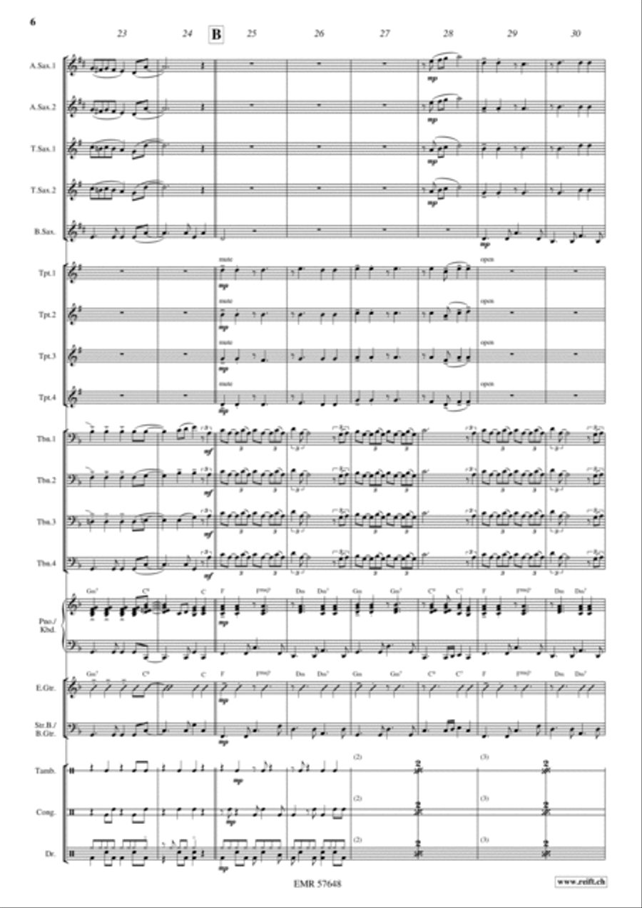 Never Alone Big Band scores gallery preview page 8