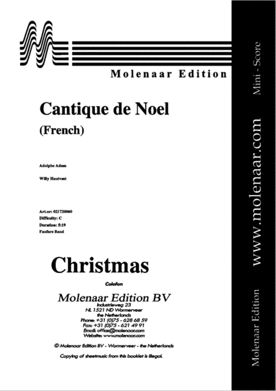 Cantique de Noel Cantique de Noel Fanfare Band scores gallery preview page 2