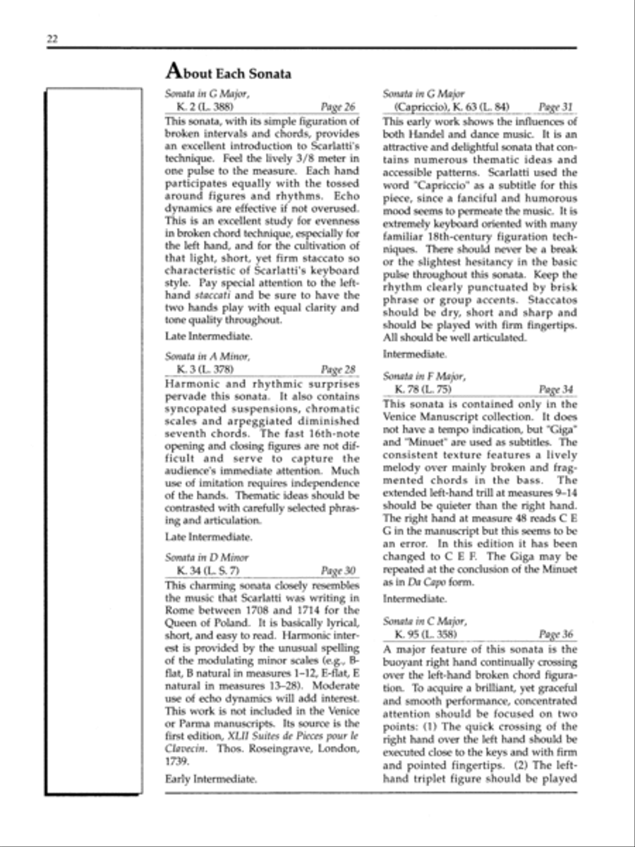 At the Piano with Scarlatti Piano Solo scores gallery preview page 46