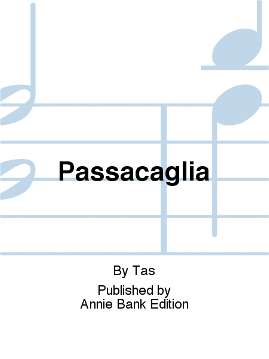 Passacaglia Organ scores gallery preview page 1