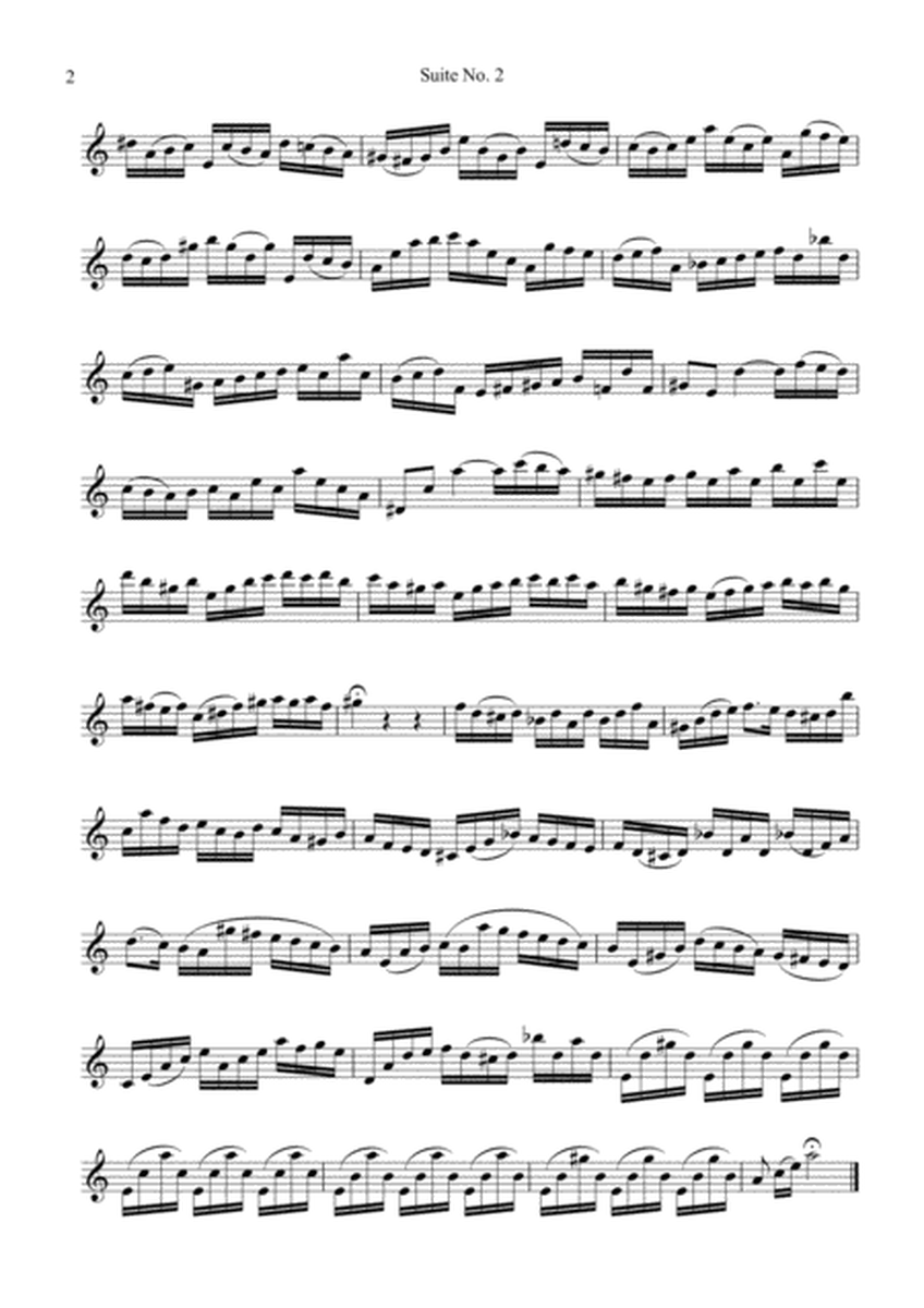 Suite No. 2, BWV 1008 for flute solo image number null