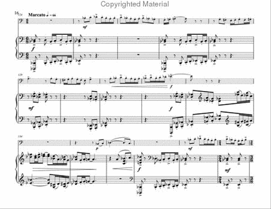 Fantasia for Trombone and Piano Piano Accompaniment scores gallery preview page 6