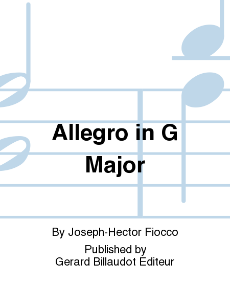 Allegro in G Major