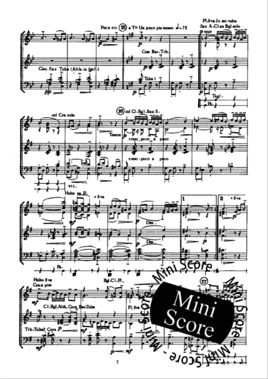 Airs de Fete Fanfare Band scores gallery preview page 9