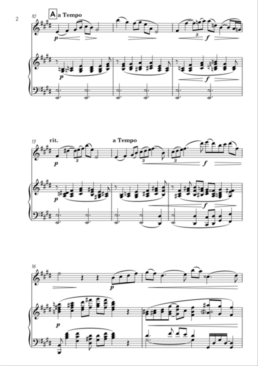 Lament Flute Solo scores gallery preview page 2