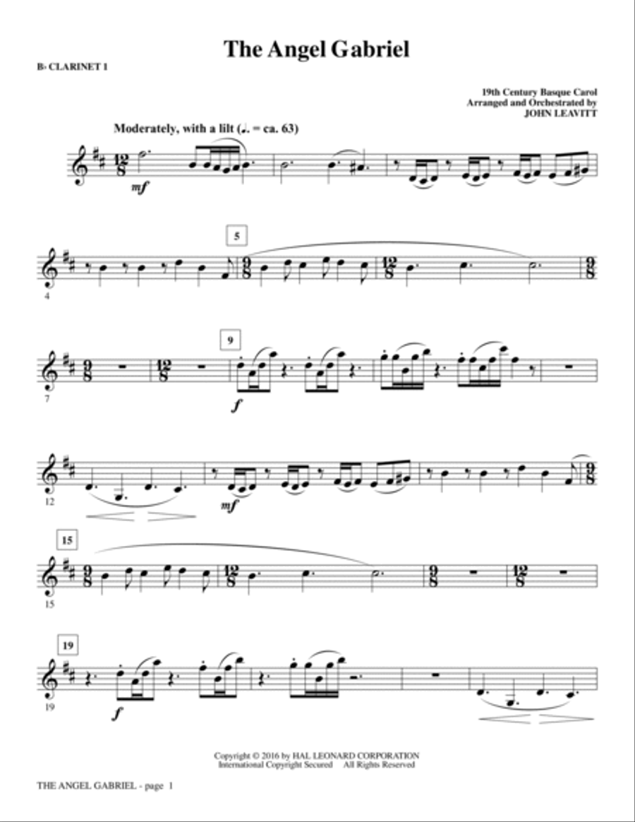 What Sweeter Music (A Cantata For Christmas) - Bb/A Clarinet 1 Choir scores gallery preview page 4