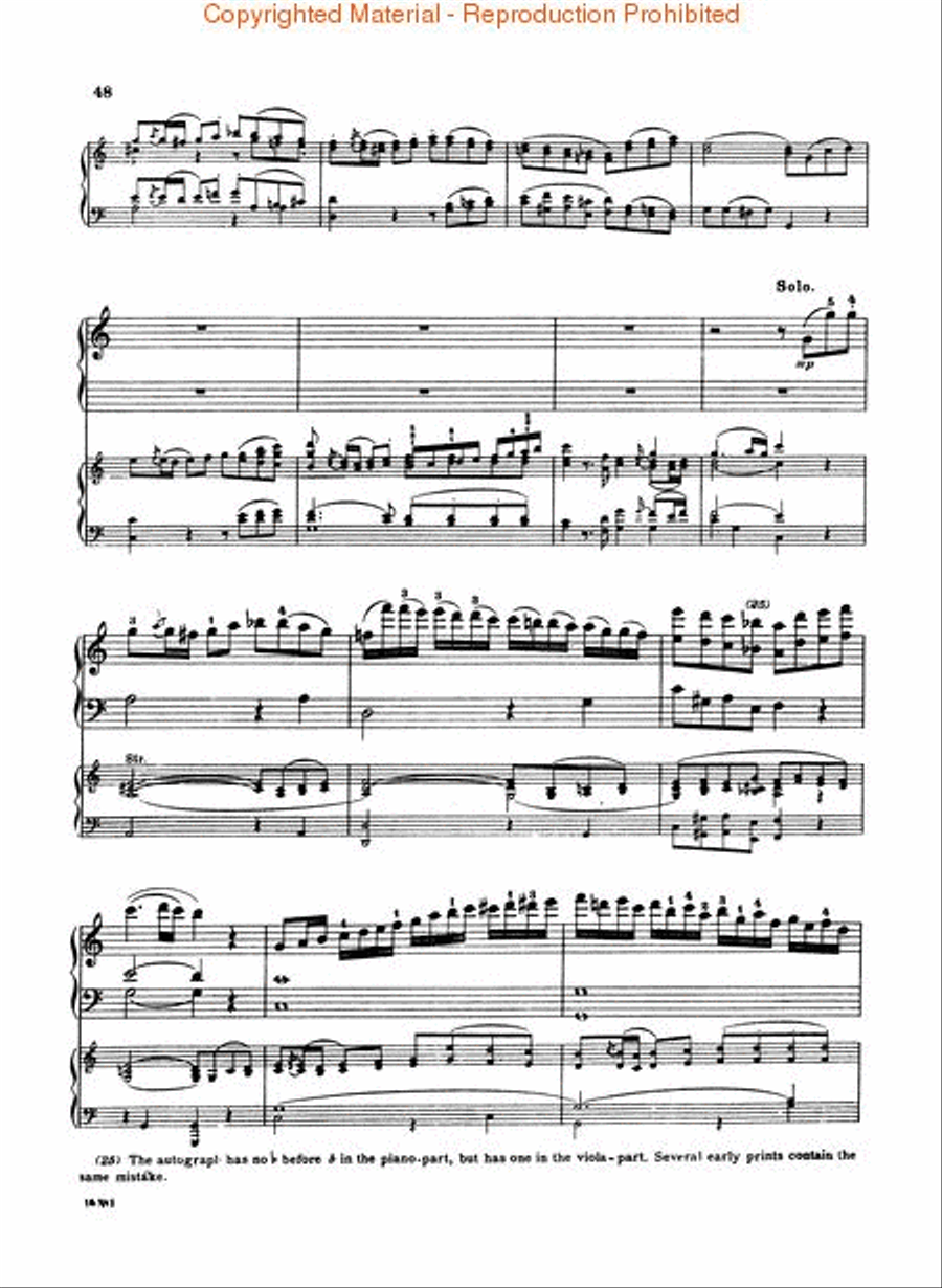 Concerto No. 24 in C Minor, K.491 Piano scores gallery preview page 4