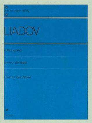 Book cover for Liadov (lyadov) Piano Works