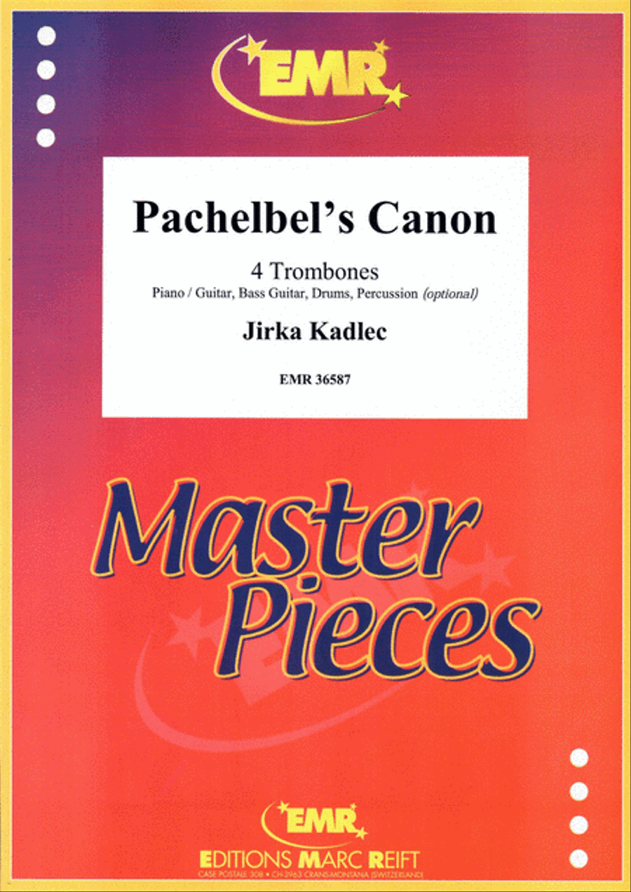 Pachelbel's Canon Trombone Quartet scores gallery preview page 1