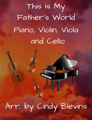 Book cover for This Is My Father's World, for Violin, Viola, Cello and Piano