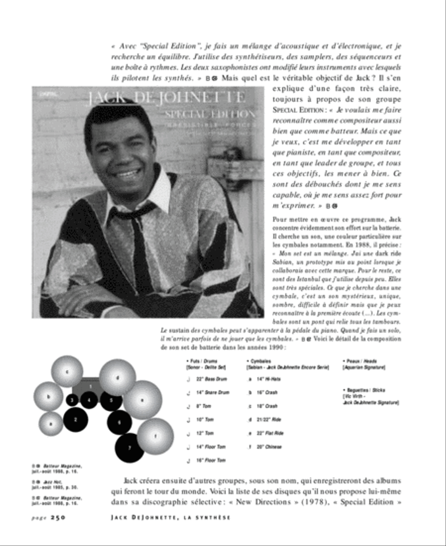 Une histoire de la batterie de jazz Tome 3 Elvin Jones, Tony Williams, Jack DeJohnette - Les racines de la modernite Drums scores gallery preview page 11