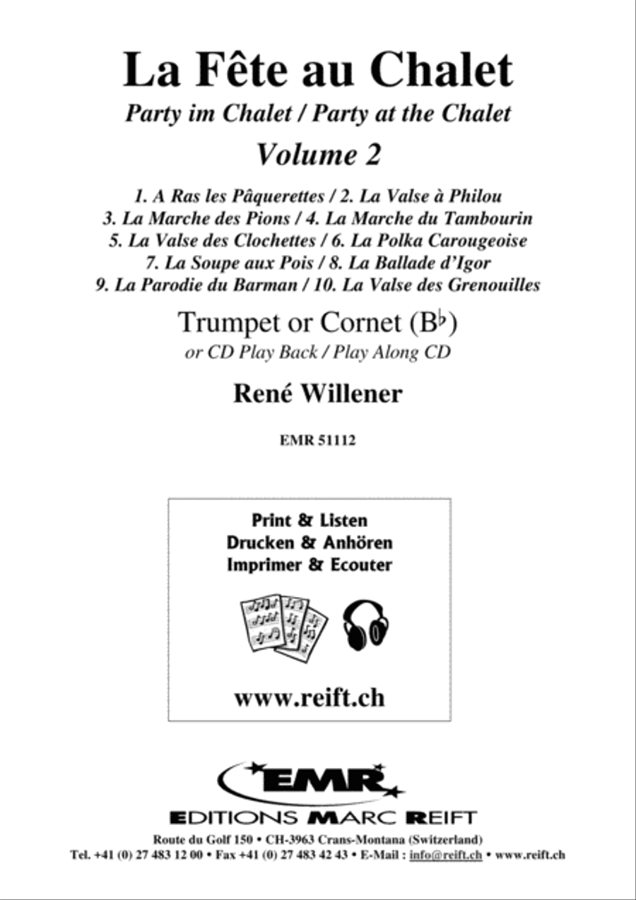 La Fete au Chalet Volume 2 Cornet scores gallery preview page 2