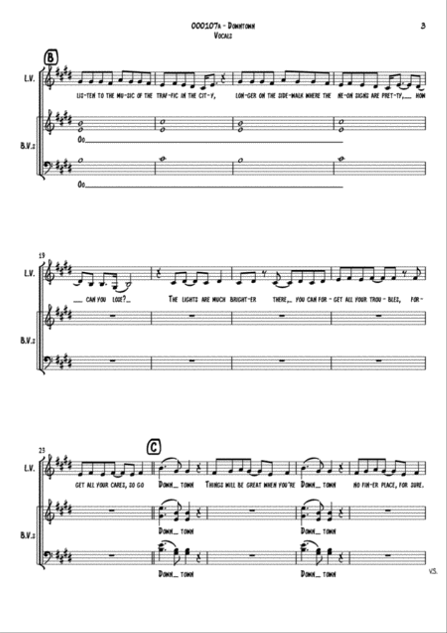 Downtown Voice Solo scores gallery preview page 3