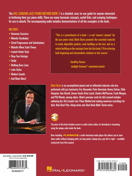 Hal Leonard Jazz Piano Method – Book 2