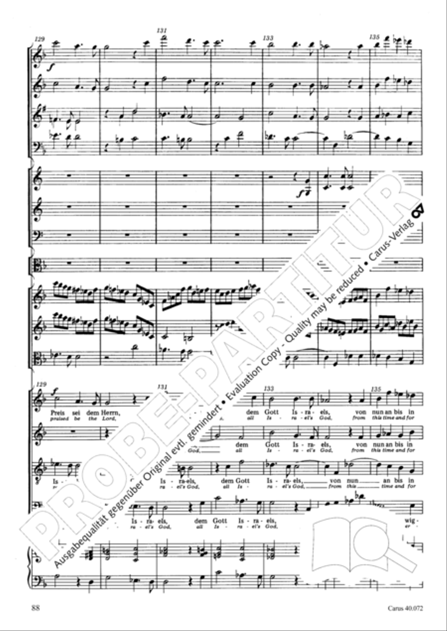 Psalm 42 4-Part scores gallery preview page 88