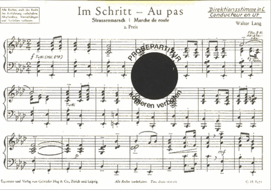 Im Schritt - Au pas Set of Parts scores gallery preview page 1