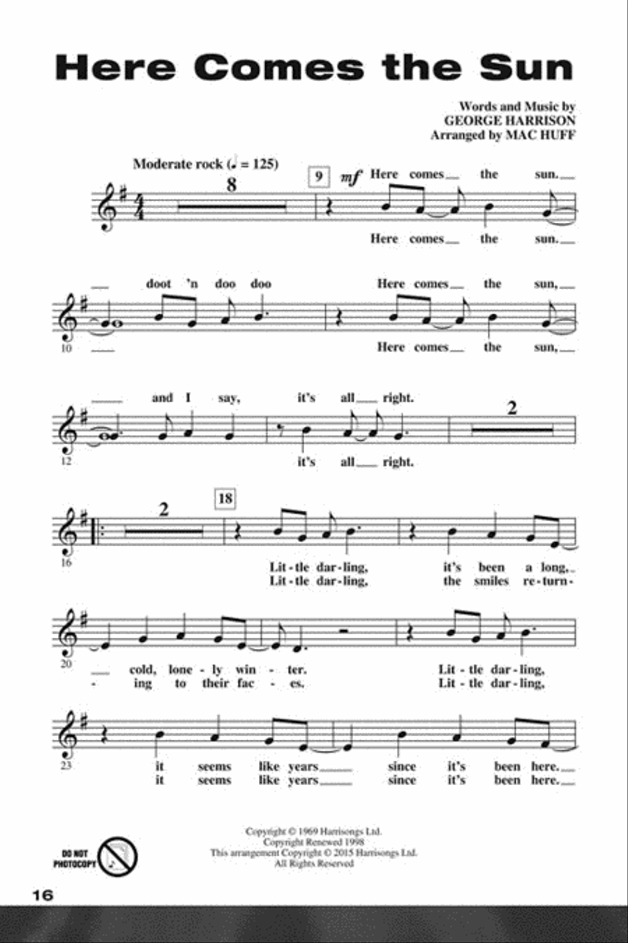 Let's All Sing The Beatles Choir scores gallery preview page 4