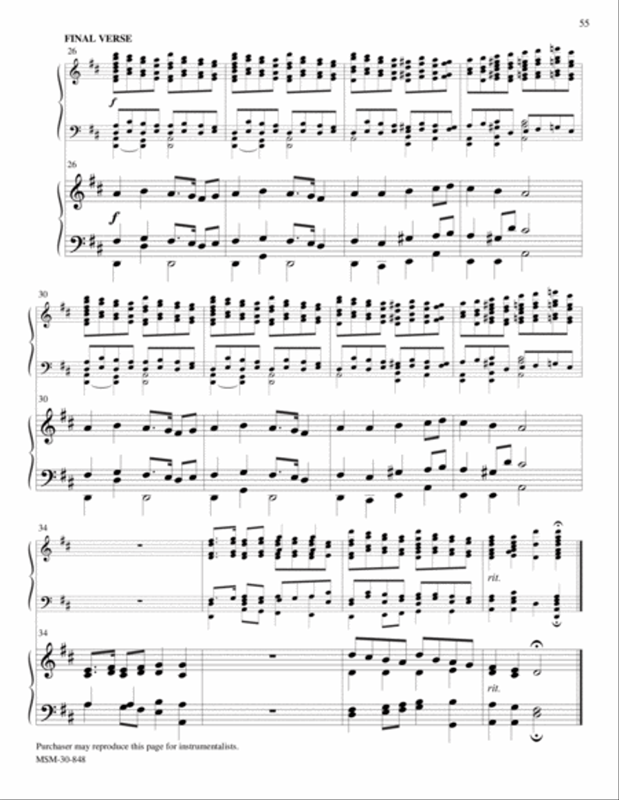 SICILIAN MARINERS from Let Praises Ring, V3 5-Octaves scores gallery preview page 3