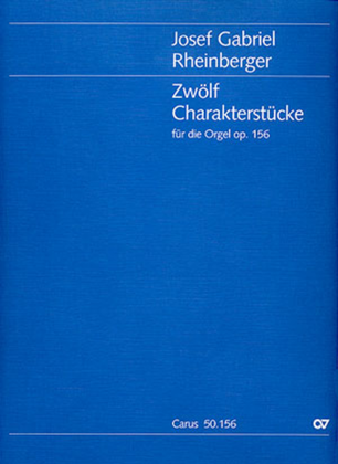 Book cover for Zwolf Charakterstucke op. 156