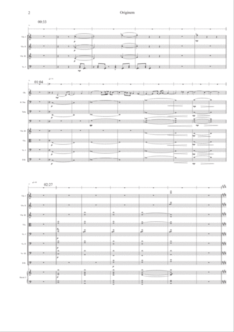 Originem Originem Choir scores gallery preview page 3