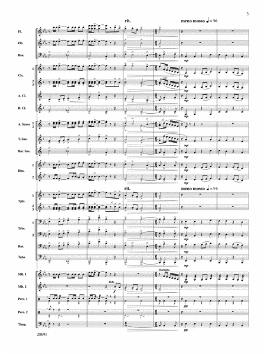 The Trail West Concert Band scores gallery preview page 3