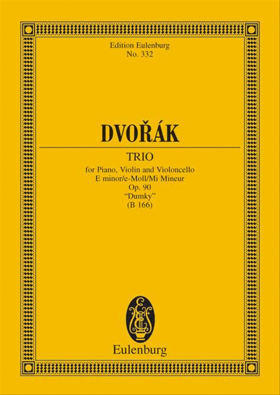 Piano Trio E minor Piano Trio scores gallery preview page 1